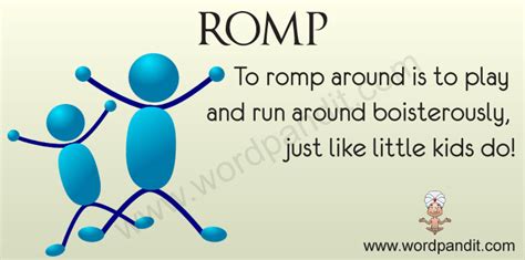 romped definition